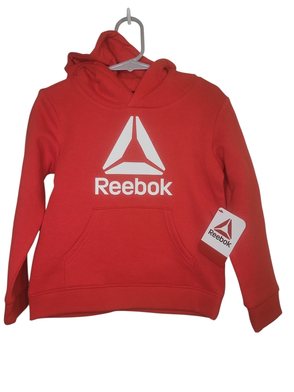 Reebok Kids' Red Logo Hoodie